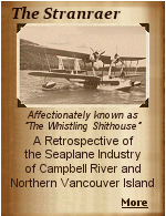 The history of aviation is as vast and far-reaching as the skies above. Presented here is a small, but significant part of that history; a bygone era when Campbell River�s Tyee Spit was known as the busiest seaplane base in the world.